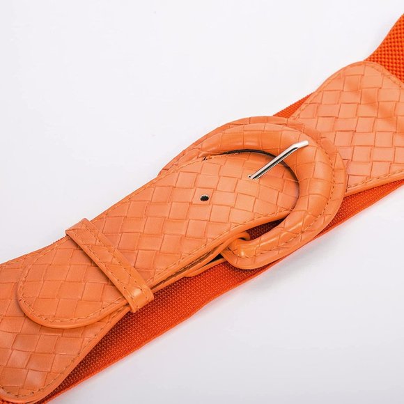 Women\'s Wide Stretchy Cinch Belt 3 Inch